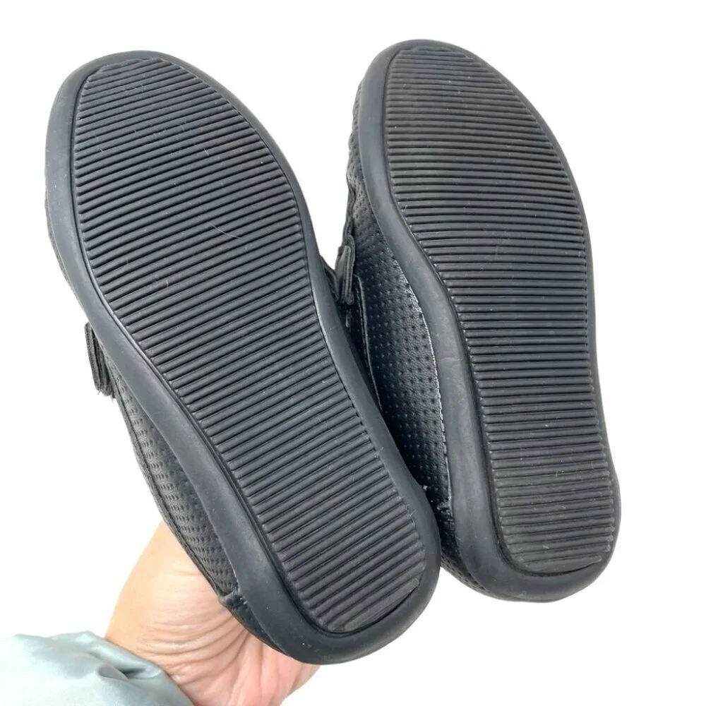 Ket Importa Black Peforated Horsebit Driving Loafers Size 25/ 9 (Little Boy)